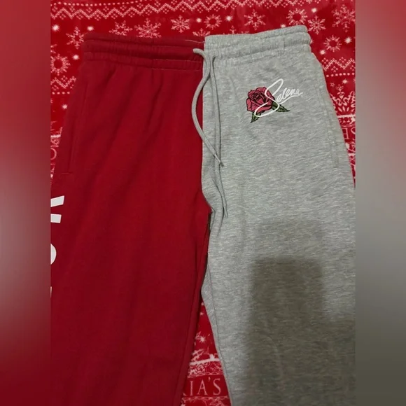 Selena Red and Gray Hoodie Set - Picture 7 of 9